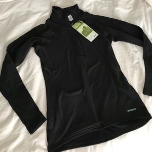 NWT BLACK PATAGONIA ZIP JACKET